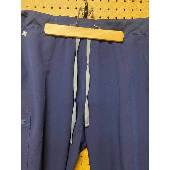 Figs Navy Blue Wide Leg Pants - Picture 4 of 9